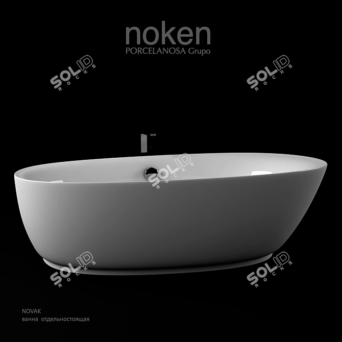 Luxury Detached NOVAK Bath 3D model image 1