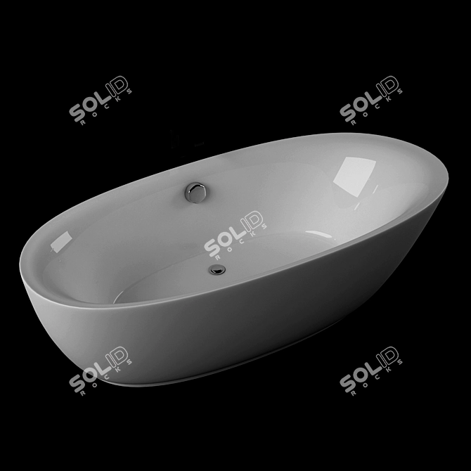 Luxury Detached NOVAK Bath 3D model image 2