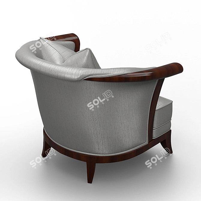 Sophisticated Coco Claudia Armchair 3D model image 2