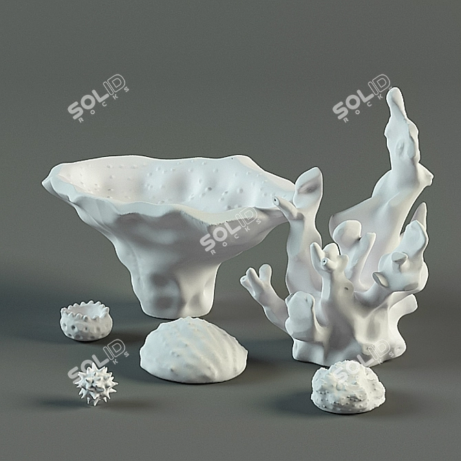 Coral Reef Decor 3D model image 1