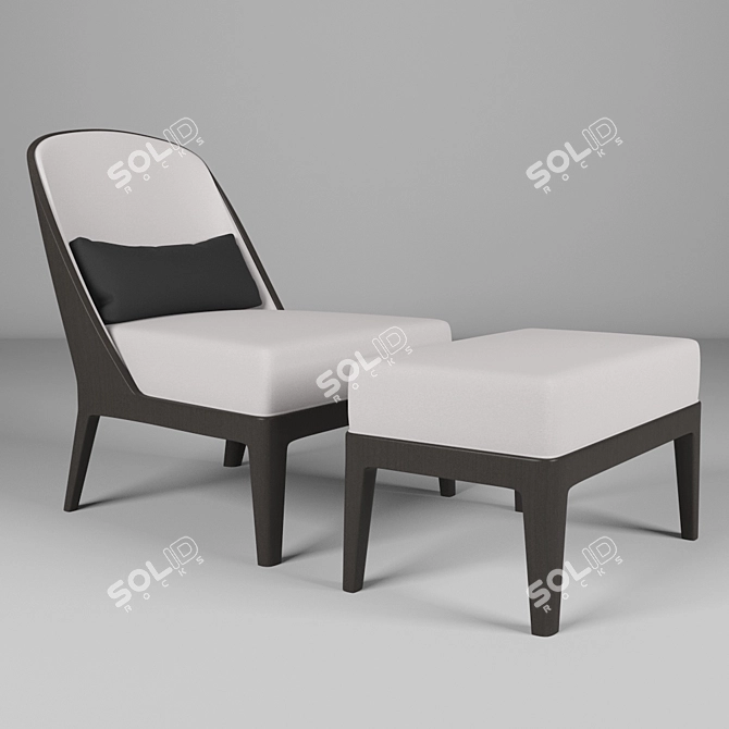 Comfort Zone Chair 3D model image 1