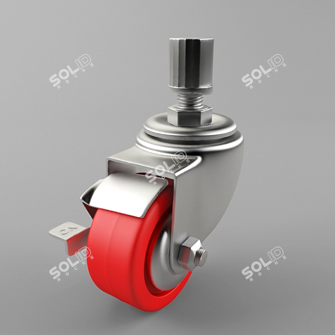 Rueda Brake: Reliable Wheel Stopping 3D model image 2