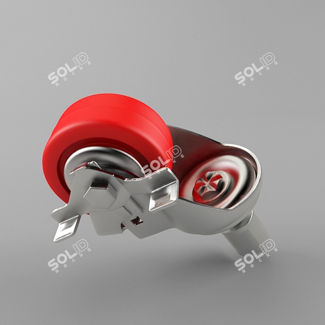 Rueda Brake: Reliable Wheel Stopping 3D model image 3