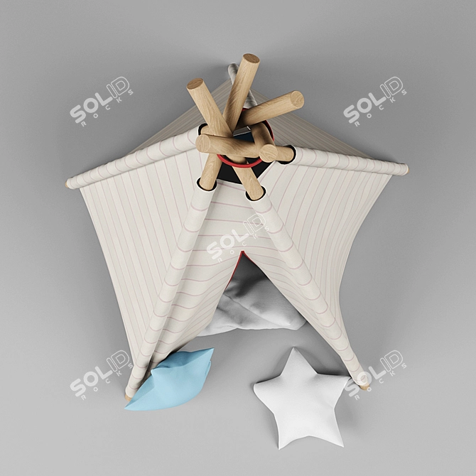 Adventure Awaits: Wigwam Kids' Lodge 3D model image 2