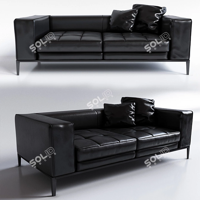 Comfort+ Style: B&B Sofa 3D model image 1