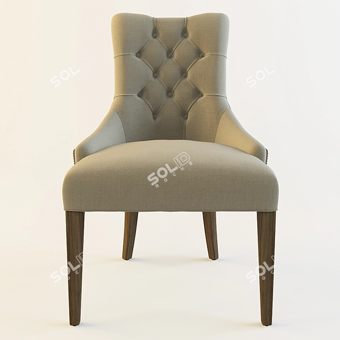 Gramercy Martin Armchair 3D model image 2