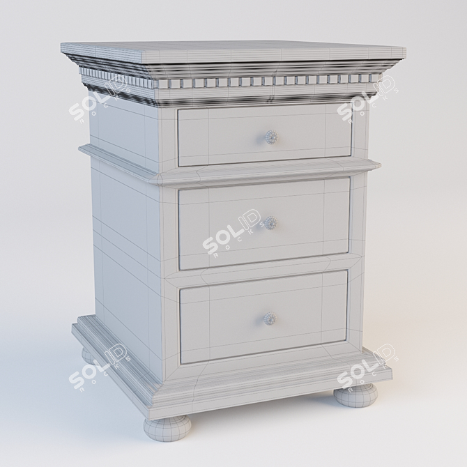 Elegant St. James Vintage Tumba 3D model image 3