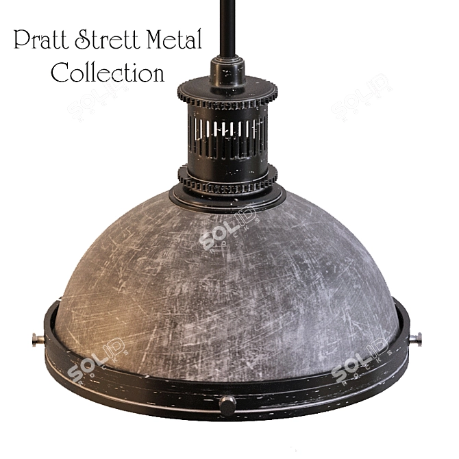 Urban Industrial Pendant Lighting 3D model image 1