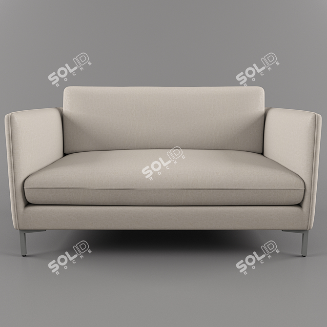 Modern Flatiron Sofa: Contemporary Design for Stylish Living 3D model image 2