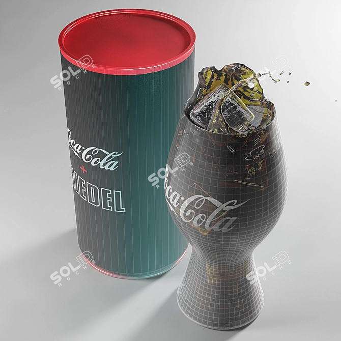 Coca-Cola x Riedel Glass: Flavor Upgrade 3D model image 1