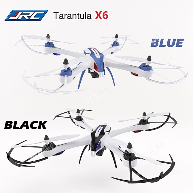 JJRC Tarantula X6 Drone: High-performance Quadcopter 3D model image 1