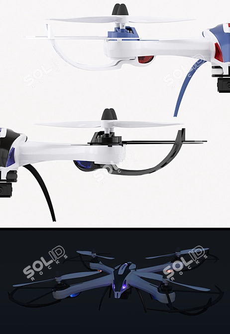 JJRC Tarantula X6 Drone: High-performance Quadcopter 3D model image 2