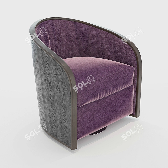 Cafe Comfort Armchair 3D model image 1