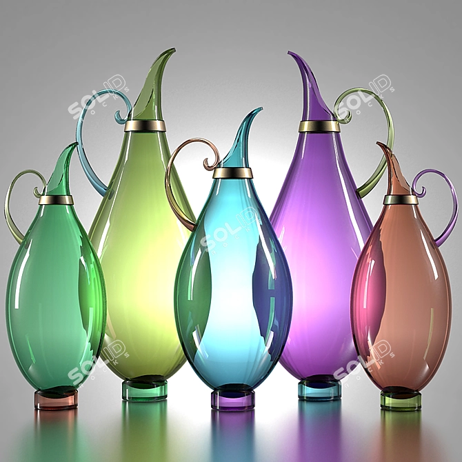 Exotic Glass Pitchers: "Morocco 3D model image 1