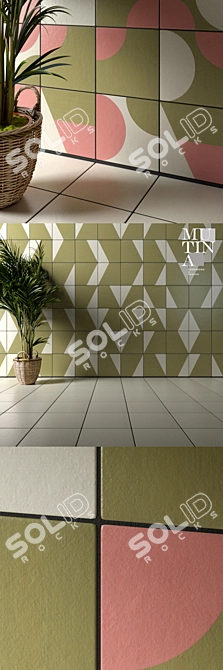 Mutina Tile Puzzle: Design Your Gradation 3D model image 2