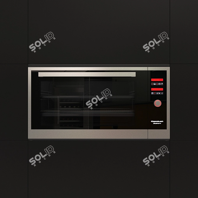 Kuppersbusch EEB 9850.0 MX: Sophisticated and Spacious Oven 3D model image 1