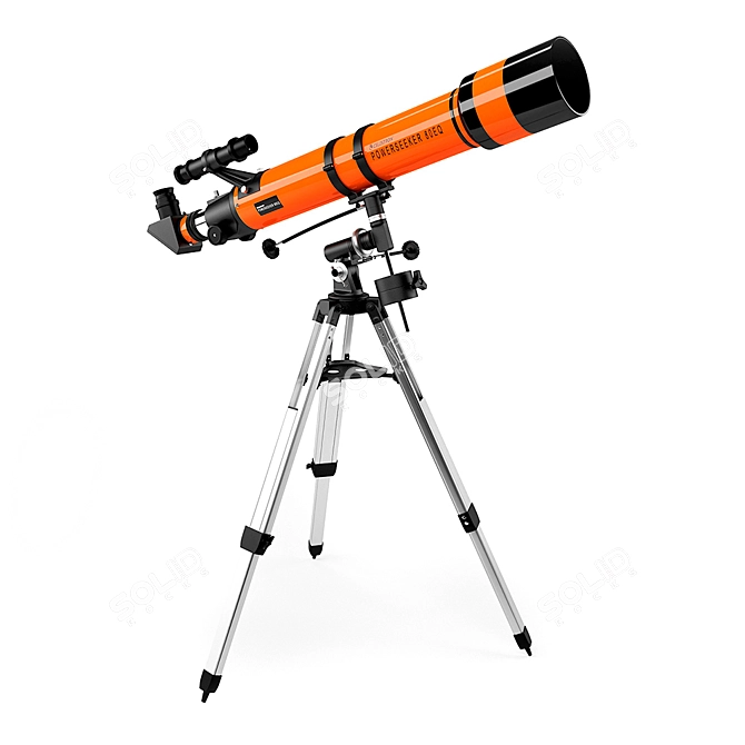 Celestron 80 EQ Telescope: Premium Quality 3D model image 1