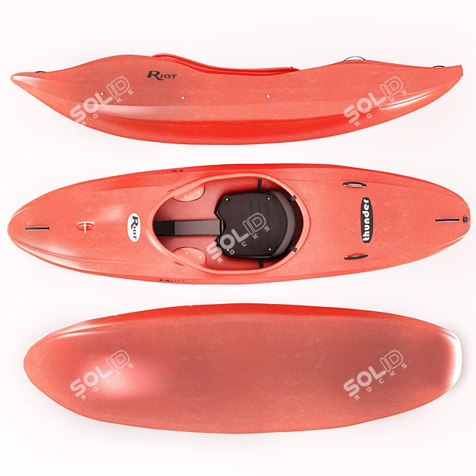 Riot Thunder Kayak - The Ultimate Water Adventure 3D model image 1