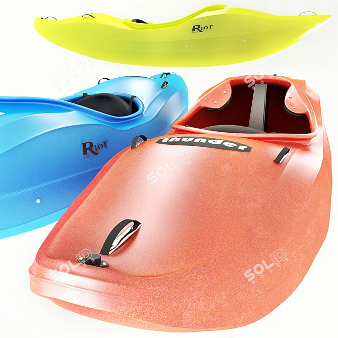 Riot Thunder Kayak - The Ultimate Water Adventure 3D model image 3