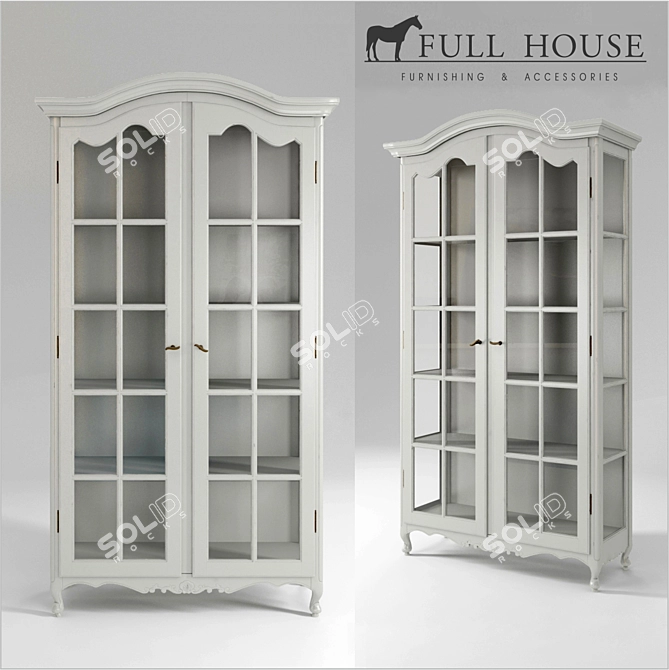 Sleek and Spacious Full House 3D model image 1