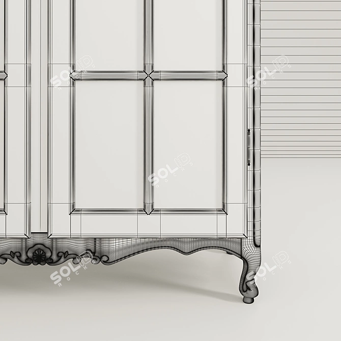 Sleek and Spacious Full House 3D model image 3