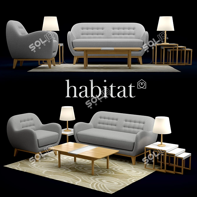 Modern Home Furnishings: Baltazar II, Elia, Klio, Pip, Icone 3D model image 1