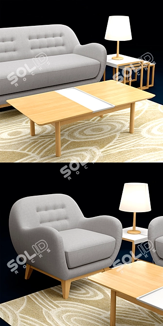 Modern Home Furnishings: Baltazar II, Elia, Klio, Pip, Icone 3D model image 2