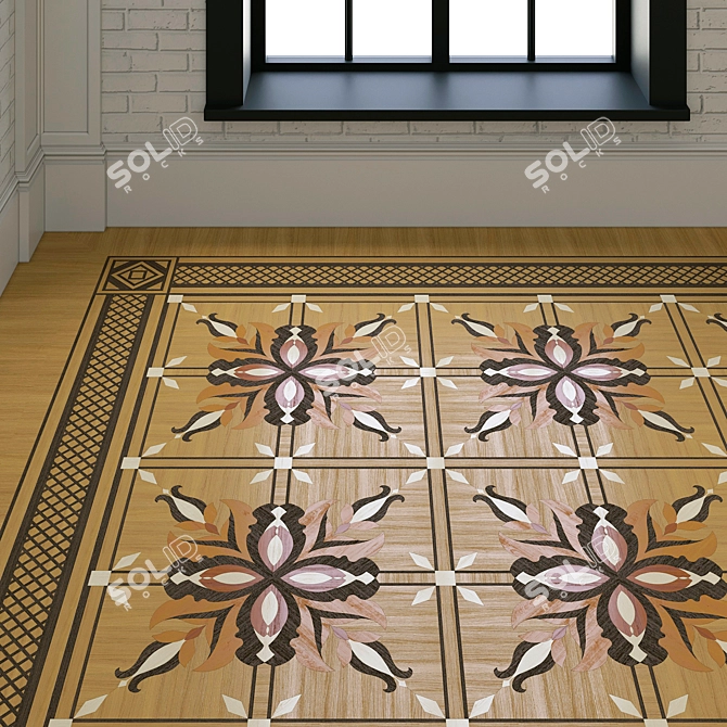  Modgeo Parquet Border - "Parquet Hall 3D model image 2