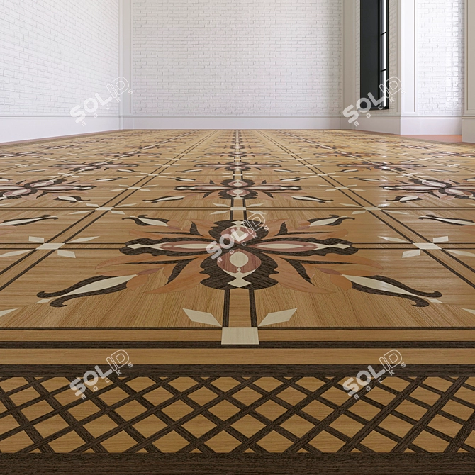  Modgeo Parquet Border - "Parquet Hall 3D model image 3