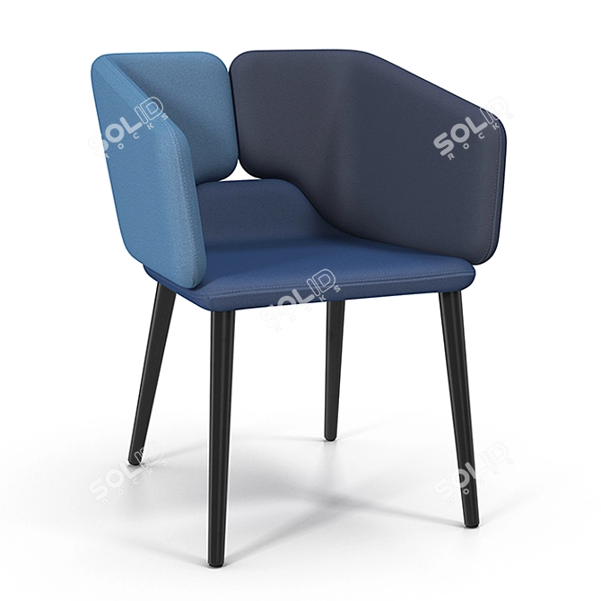 Modular Design Chair: Area Declic MIXX 3D model image 1