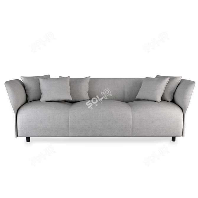 Elegant Tuareg 4-Sided Sofa 3D model image 3