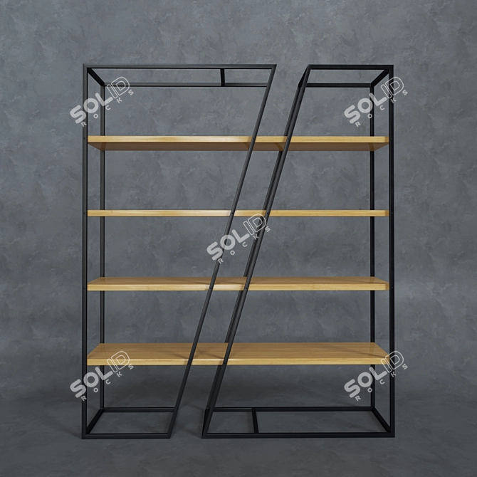 Sleek Horizon R-1 Shelf 3D model image 1