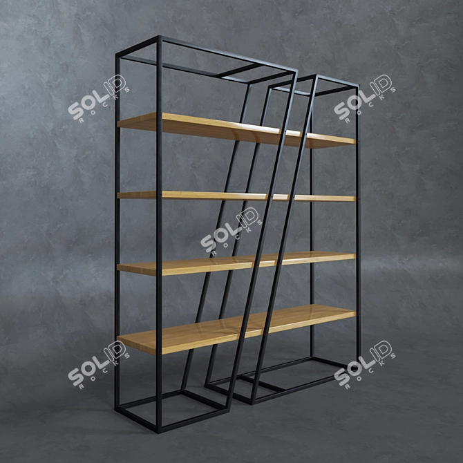 Sleek Horizon R-1 Shelf 3D model image 2