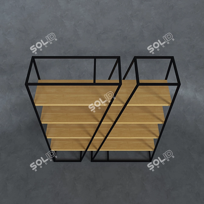 Sleek Horizon R-1 Shelf 3D model image 3