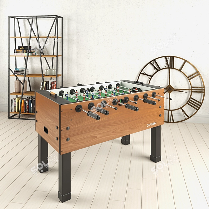 Ultimate Foosball Lounge Table 3D model image 1