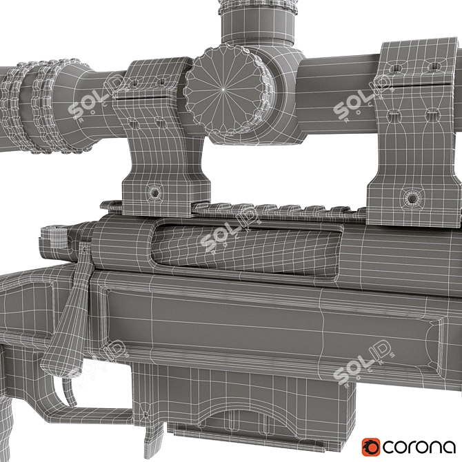 ORSIS T-5000 Shoplifting Sniper 3D model image 3