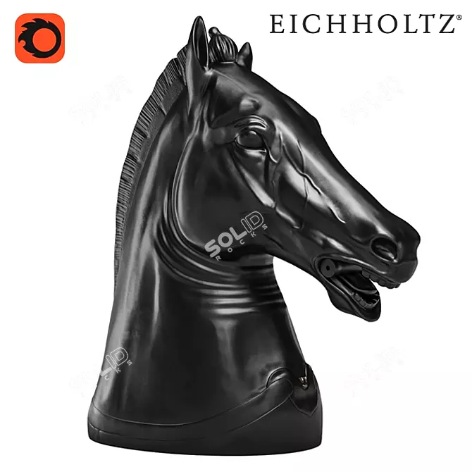 Bronze Horse Sculpture | 45cm | 13kg 3D model image 1