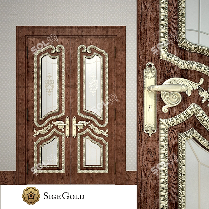 Classic Elegance | Sigegold Door Collection 3D model image 1