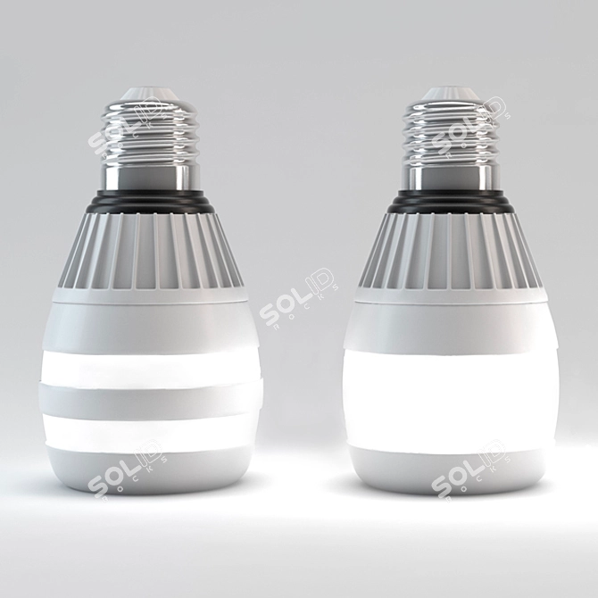 ChargeBeam LED Bulb 3D model image 3