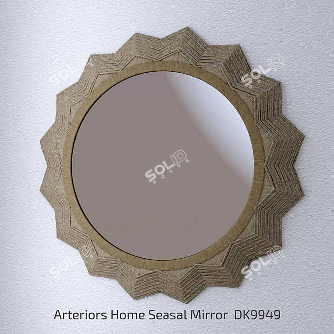 Seasal Mirror - Arteriors Home 3D model image 1