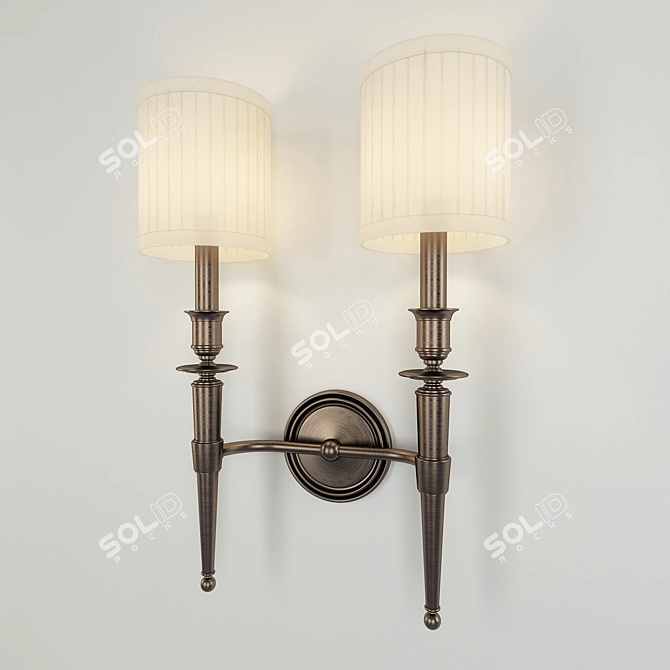 Modern Abington Wall Sconce 3D model image 2