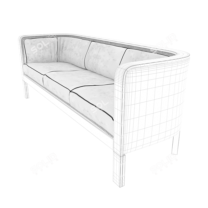 Vintage Jacob Kjaer Sofa 3D model image 2