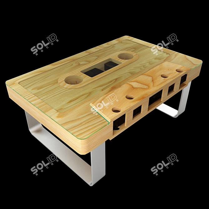 Retro Sound Coffee Table 3D model image 1