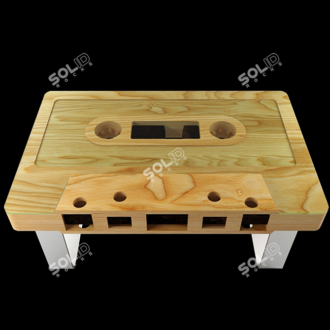 Retro Sound Coffee Table 3D model image 2