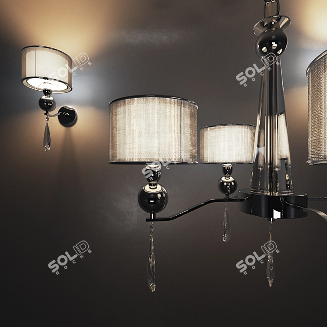 Rufina Lighting Collection: Charming and Elegant 3D model image 2