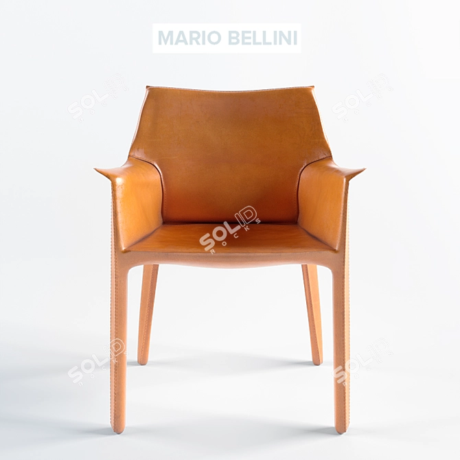 Iconic Bellini CAB 413 Chair 3D model image 1