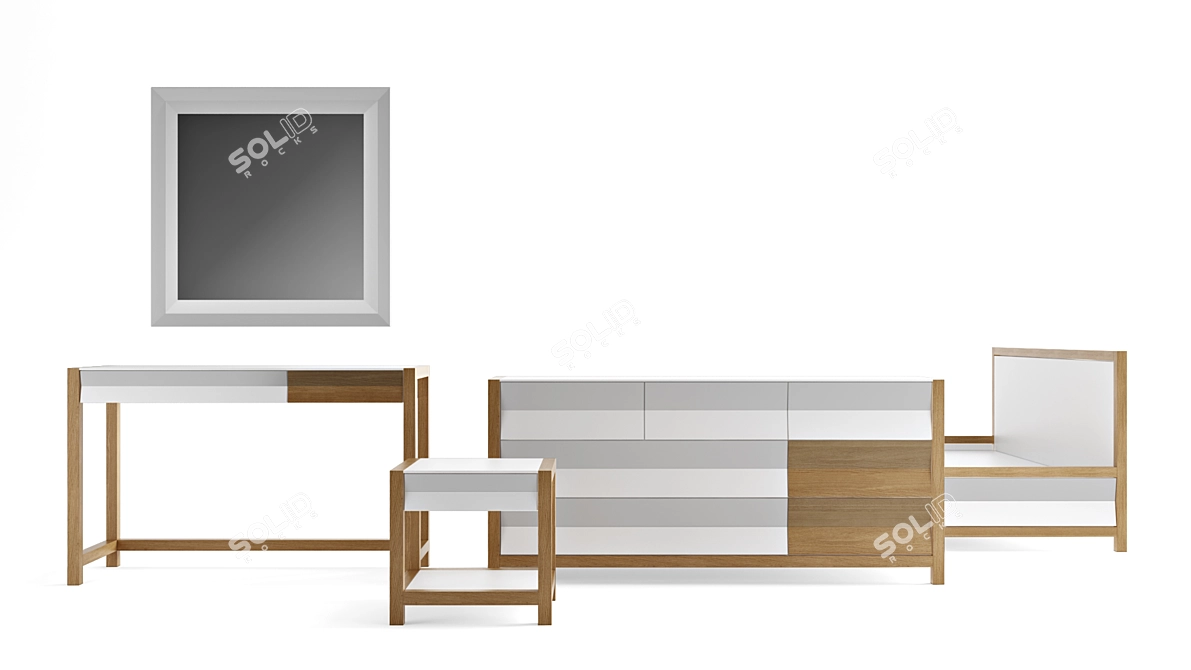 Hills Bedroom Collection 3D model image 2