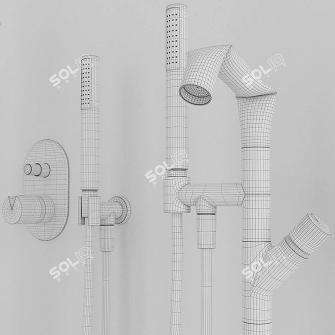 Flaminia Fold - Stylish Mesh Models 3D model image 2