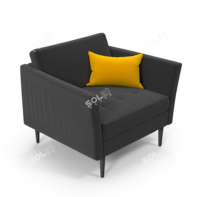  Stylish BoConcept Osaka Chair 3D model image 1