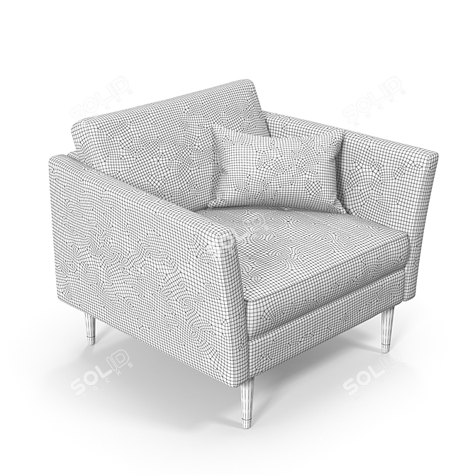  Stylish BoConcept Osaka Chair 3D model image 3